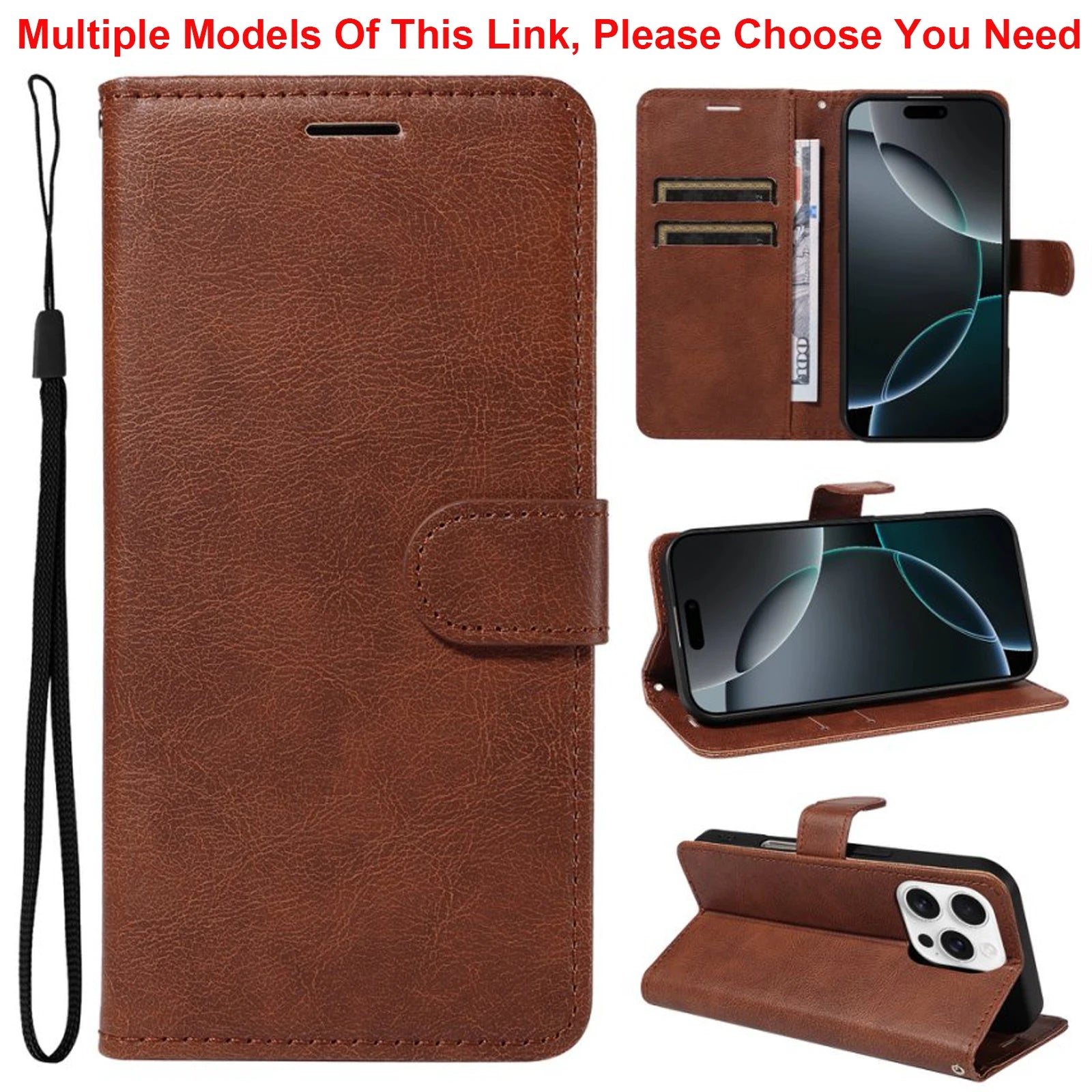 Anti Theft Brush Flip Wallet Leather Case For Samsung Galaxy Xcover 7 5 5G F62 F23 F22 F15 C9 Pro A02S A02 A01 Core Phone Cover
