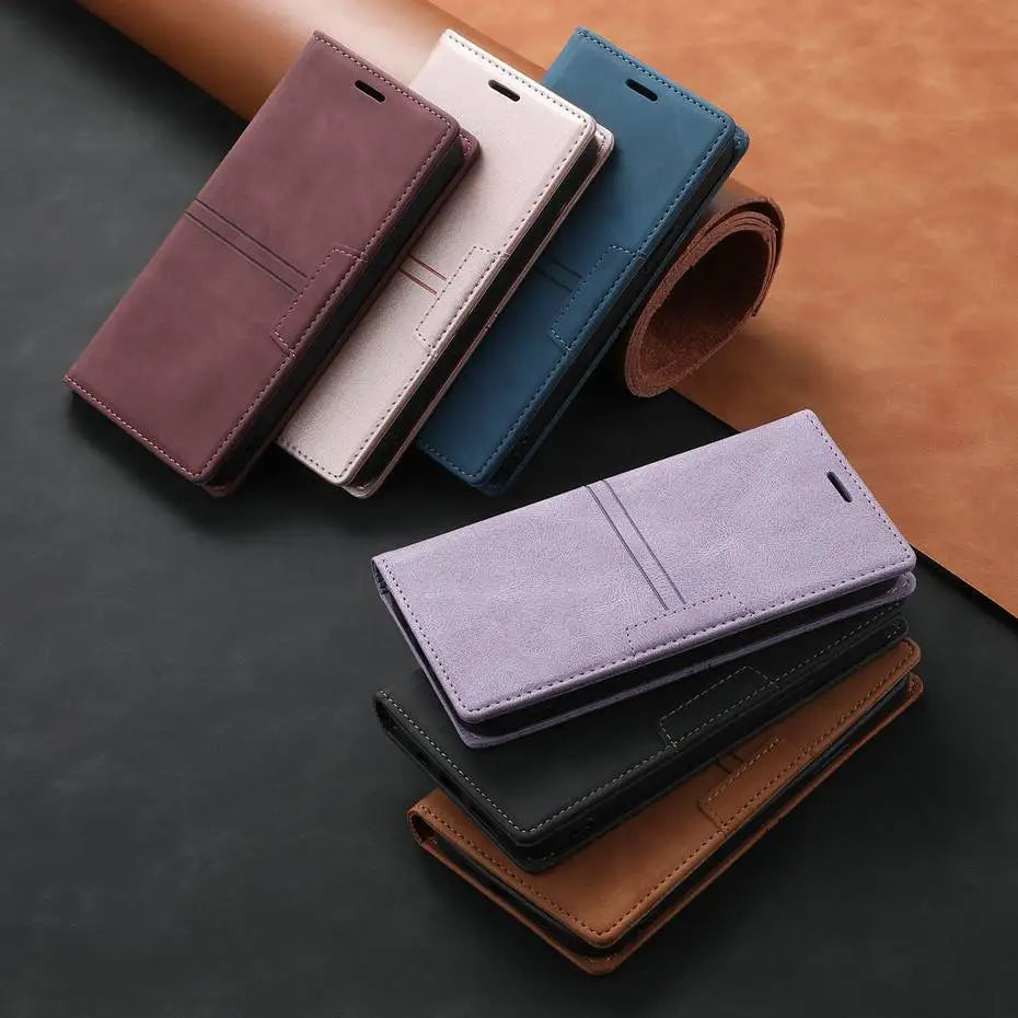 Luxury Leather Phone Case For Google Pixel 10 9 8 7 6 Pro XL 8A 7A 6A 9Pro 5G Flip Book Card Holder Wallet Magnetic Phone Bag