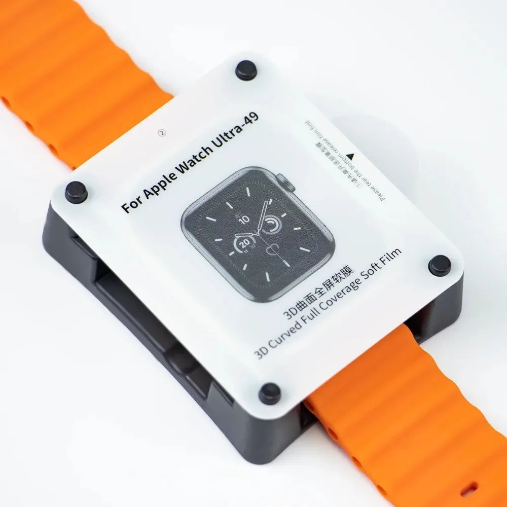 360 degree full coverage soft film screen protector compatible for Apple Watch Series 9 4 5 6 7 8 SE Ultra2 40/41/42/44/45/49 MM