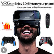 VRG Pro 3D Virtual Reality VR Glasses Devices Headset Viar Goggles Helmet Lenses Smart For Phone Smartphones Viewer Cell Devices