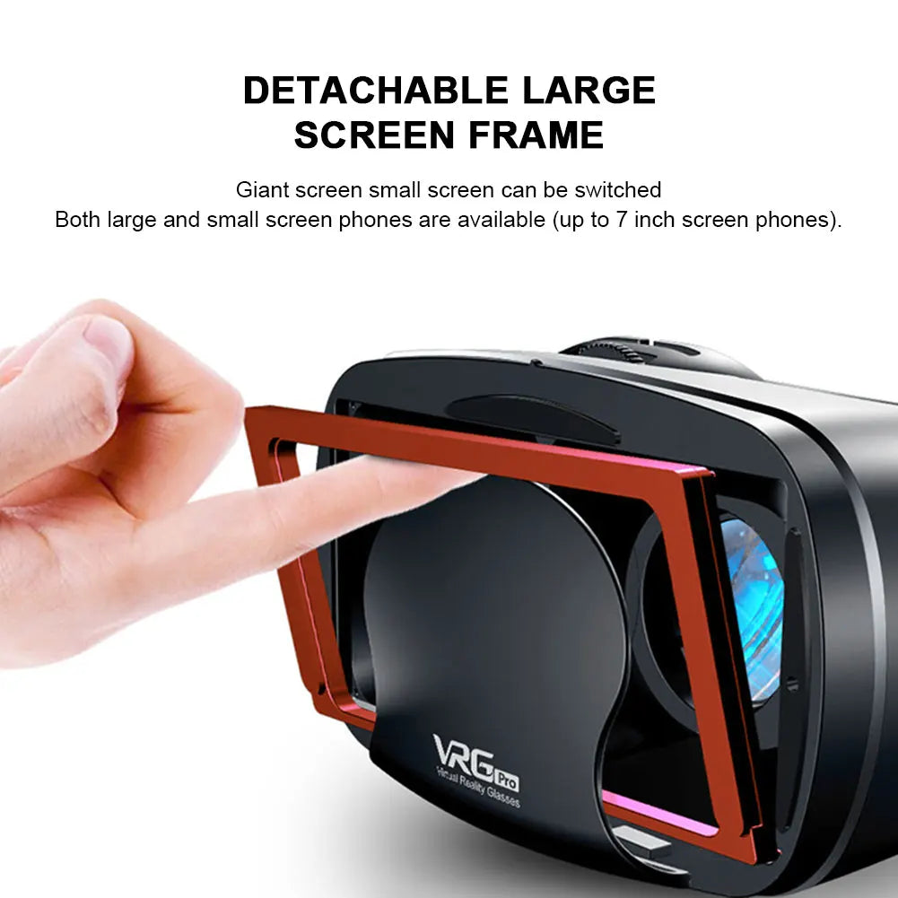 VRG Pro 3D Virtual Reality VR Glasses Devices Headset Viar Goggles Helmet Lenses Smart For Phone Smartphones Viewer Cell Devices