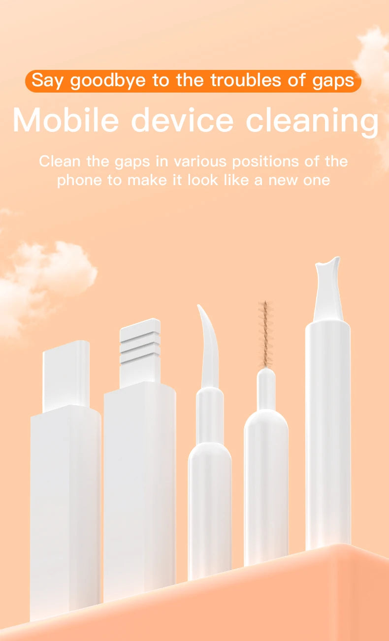 20/32-in-1 Multi-Functional Deep Cleaning Kit for iPhone Ports, AirPods, Keyboard, and Keycap Removal - Precision Tools