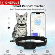 OnePlus Remote Pet GPS Tracker Real-Time Tracking Movement Alert Waterproof  AntiLost  Dog Cat Global Locator for Apple Find APP