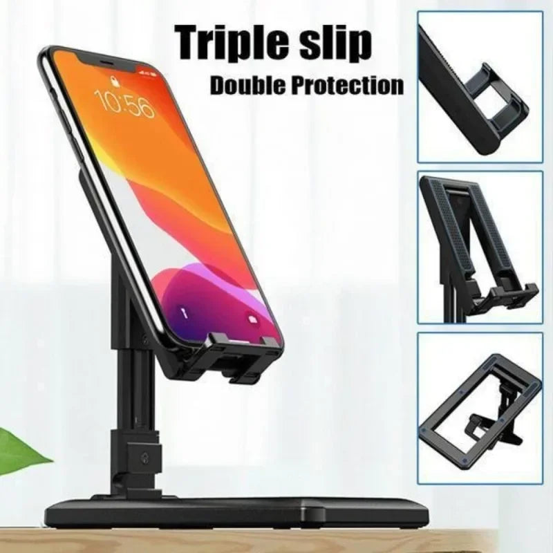 Foldable Desk Phone Holder Mount Stand  Adjustable Phone Holder Desktop Holder