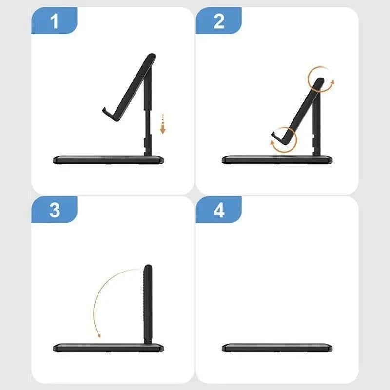 Foldable Desk Phone Holder Mount Stand  Adjustable Phone Holder Desktop Holder
