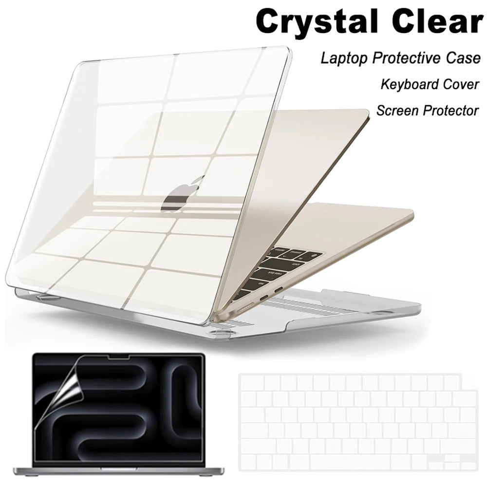 Laptop Case For Macbook Pro 14 M5 2026,For Air 13 M5 M4 M3 M2 Chip 2026-2022,Case For Macbook Pro 14/16 M4 Por/Max 2026 Cover