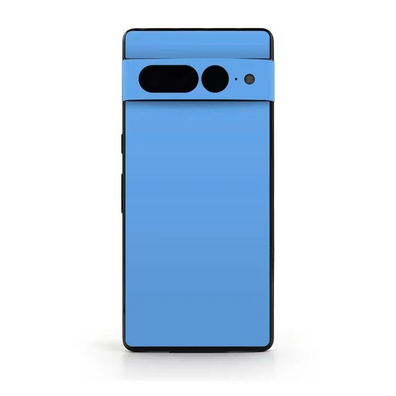 Plain Color Decal Skin for Google Pixel 10 9 8 7 Pro 6A 6 Back Screen Protector Film Cover Case Macaroon 3M Wrap Matte Sticker