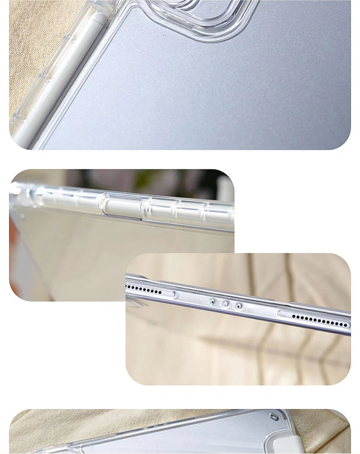 For 2026 iPad Air 11 Case iPad 10th Generation  11th A16  9th Mini6 7 13in iPad Pro11 4 5 10.9in 12.9 M2 M3 M4 M5 Holder Case