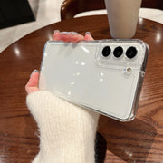 Transparent Case For Samsung Galaxy S22 S23 S21 Ultra S20 FE Plus A55 A16 A36 S25 A56 A26 A52 A54 A57 5G S24 Silicone Cover