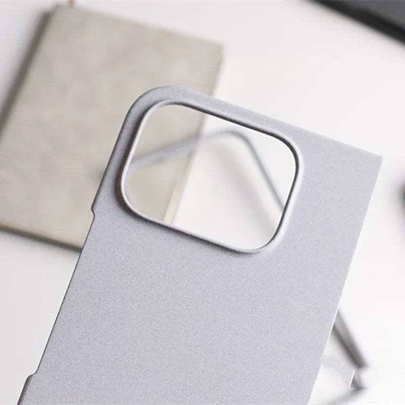 Sandstone Matte Hard PC Flip Phone Case for Google Pixel 9 Pro Fold Ultra Thin Anti-fall Full Protect Bumper for Pixel Fold 2