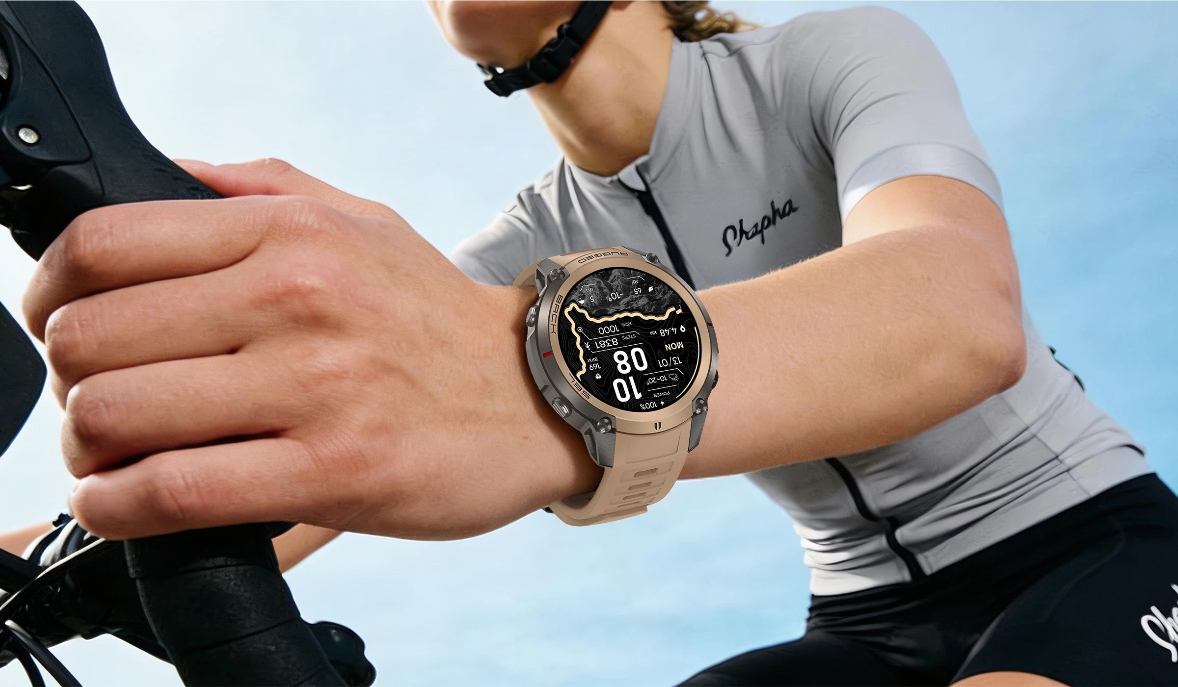 2026 Military Satellite Offline Map GPS Smart Watch Men 1.43''AMOLED Bluetooth Call Compass 5ATM Waterproof 170+Sport Smartwatch