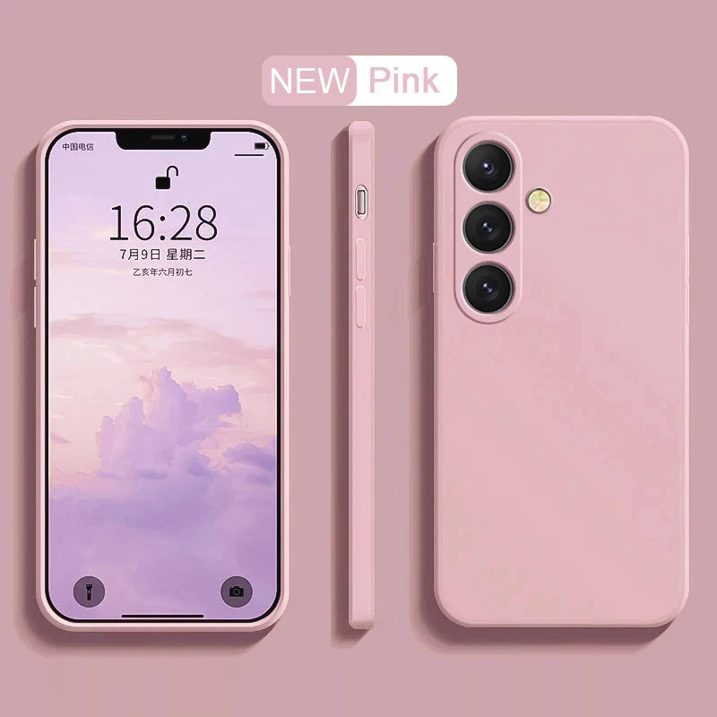 Phone Case Galaxy S25 S24 S23 Ultra Case Soft Liquid Silicone Samsung Galaxy S25 S24 S23 S22 Ultra Plus S23Ultra S24Ultra Cases