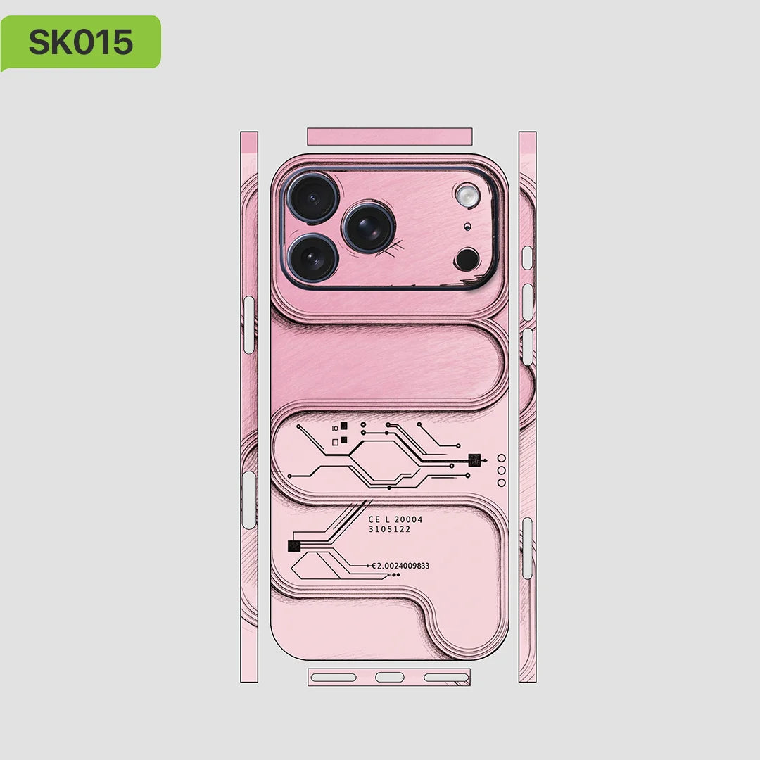 For iPhone 17 Pro Max Skin Sticker  Back Film for Frame Camera Protective Vinyl Decal (Not Phone Case)
