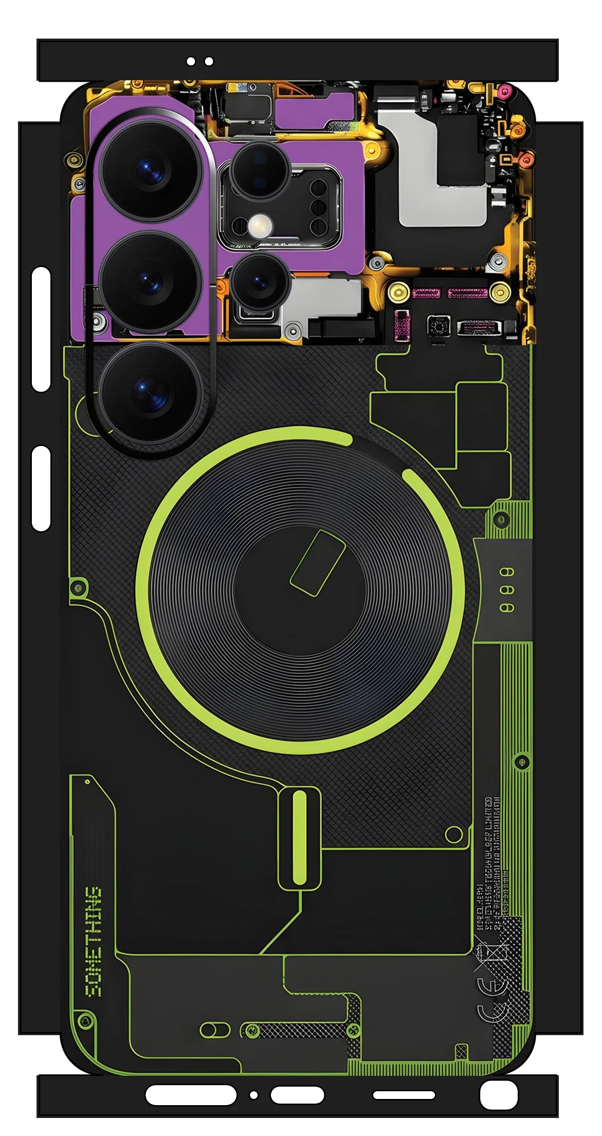 MX005 Sticker Skin for Samsung S26 S25 S24 Ultra Phone Skin Wrap Back Film S26Plus Frame Camera Protective Decal