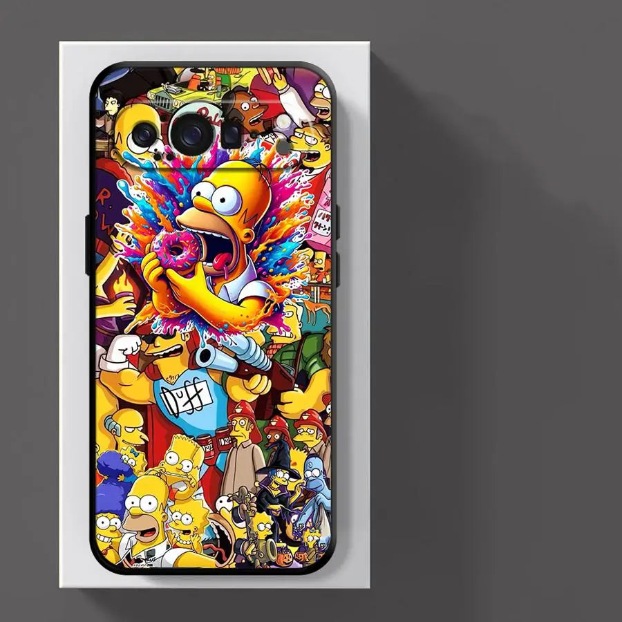 The Simpsons Fashion Bart Case for Google Pixel 10A 9a 8a 10 9 Pro XL 6a 7a 6 7 8 Pro Funda Phone Cover