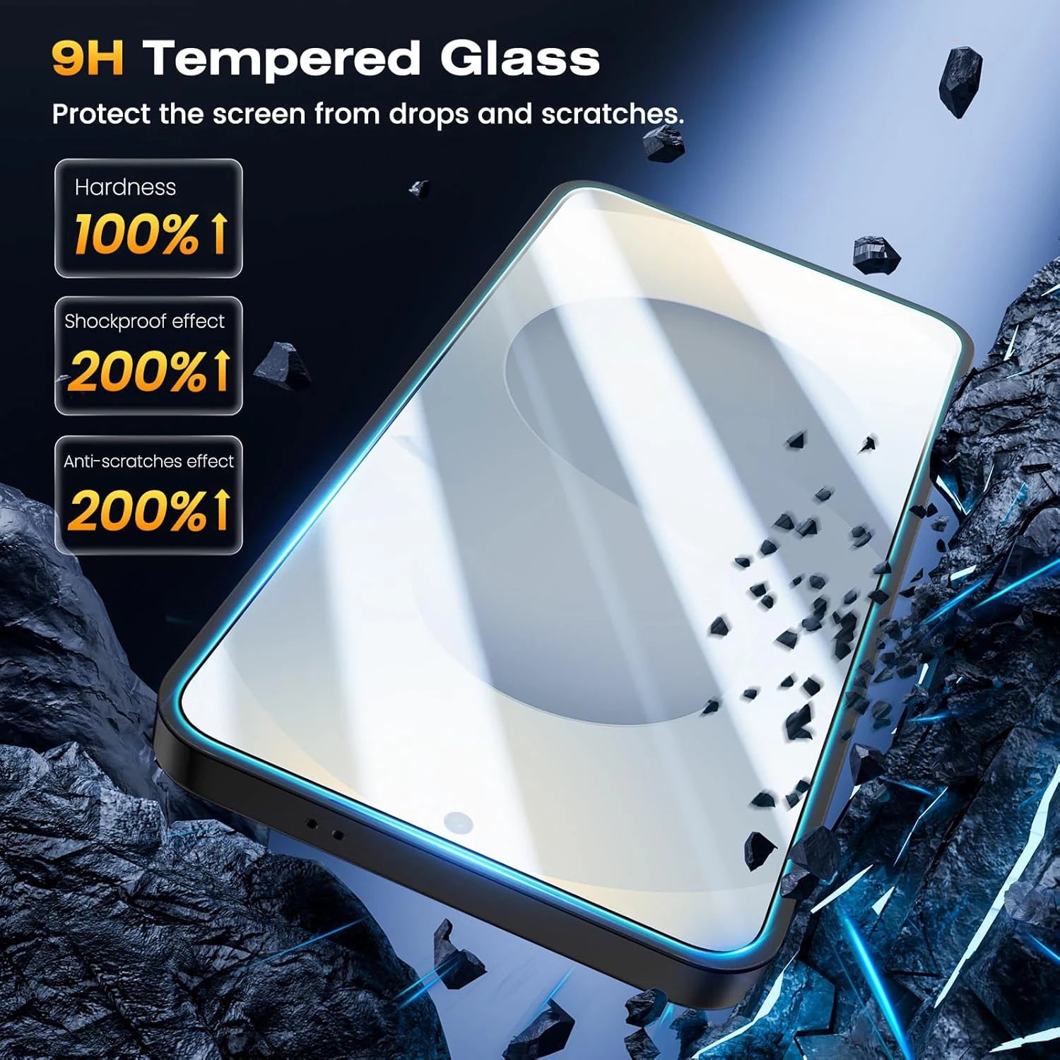 1-4PCS Screen Protector Glass For Samsung Galaxy S25 S24 Ultra S23 Plus S22+ Tempered Glass For Samsung S21 FE Glass