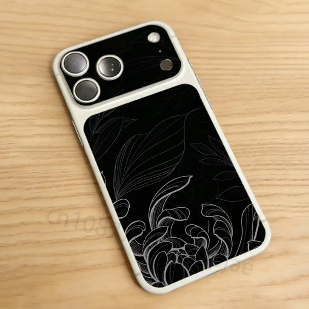 Pattern Series For iPhone 17 Pro /Max Battry Back Cover with Camera Decal Skin Rear Protective Sticker Film