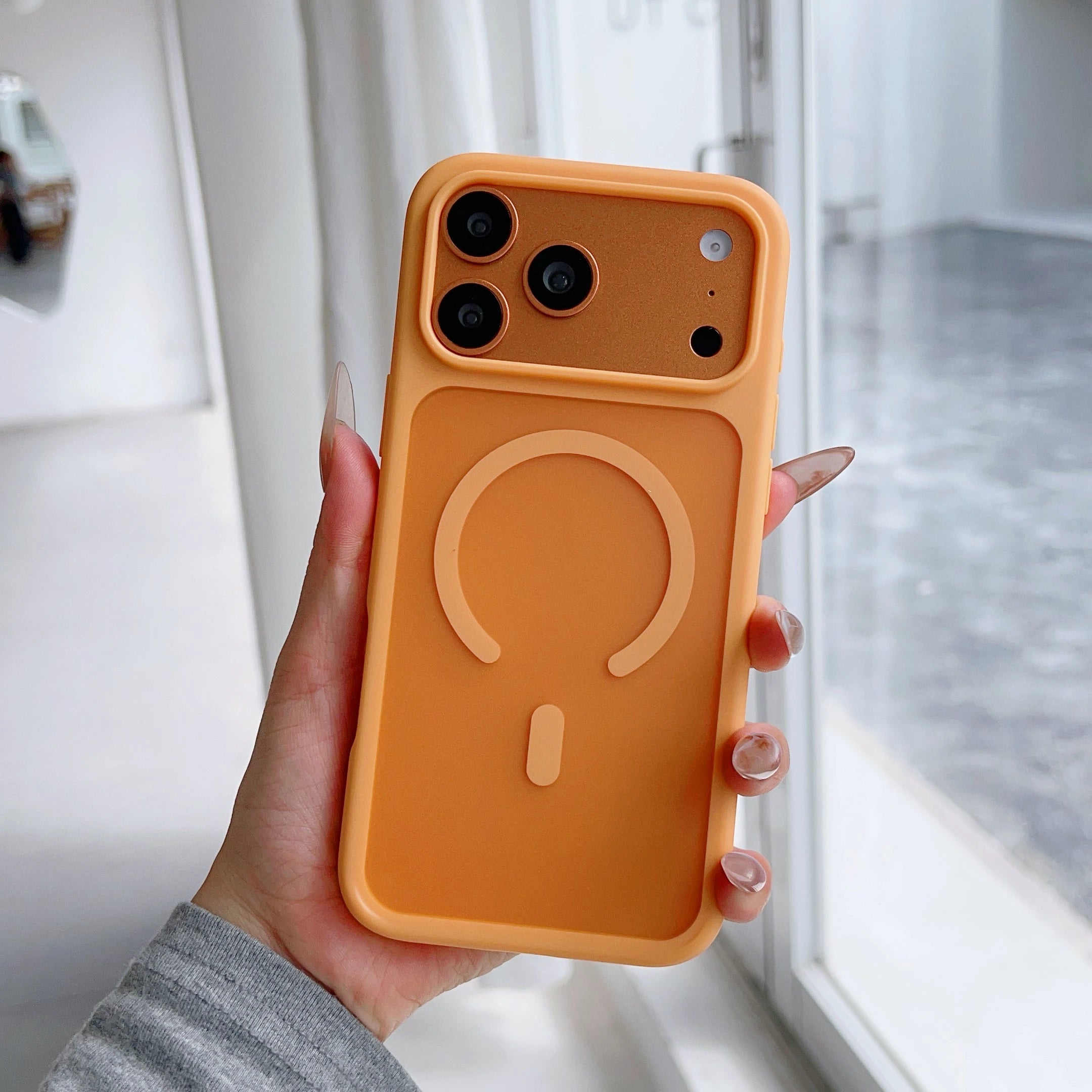 Magnetic Matte Original Translucent Case For iPhone 17 Pro Max Air 16 15 14 Plus 13 12 For Magsafe Wireless Charge Protect Cover