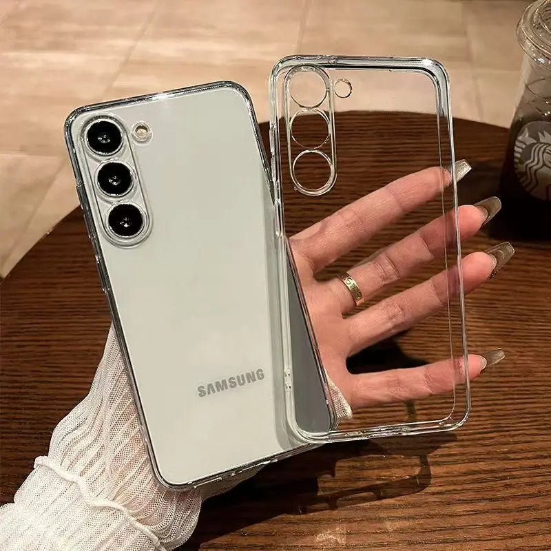 Crystal Silicone Soft Case For Samsung Galaxy S26 S25 S24 S23 S22 S21 S20 FE S25 Plus 25 edge Ultra Thin Clear Phone Back Cover