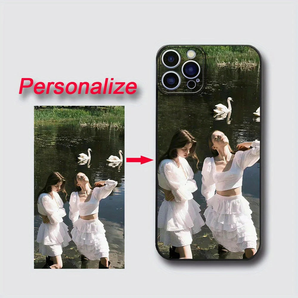 DIY Artists Photos Custom Soft CasesFor iPhone 17 16 15 14 13 12 11 Pro Xs Max SE 2020 2022 XR Air 6 6s 7 8 Plus 16e Back Cover