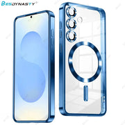 Plating Magsafe Magnetic Case For Samsung Galaxy S26 S25 FE S24 S23 Ultra A56 A36 A26 A55 A54 A17 A07 A16 A35 A15 A14 A05 Cover