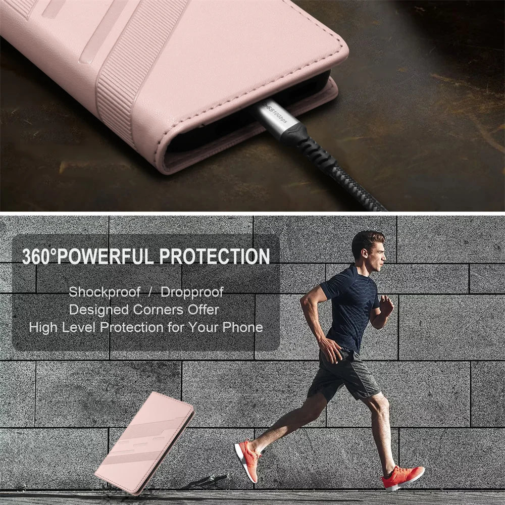 Luxury Wallet Leather Protect Case For Google Pixel 9A 8A 7A 6A Pixel 9 10 Pro XL 8 7 6 Pro Cases Magnetic Flip Cover Card Slots