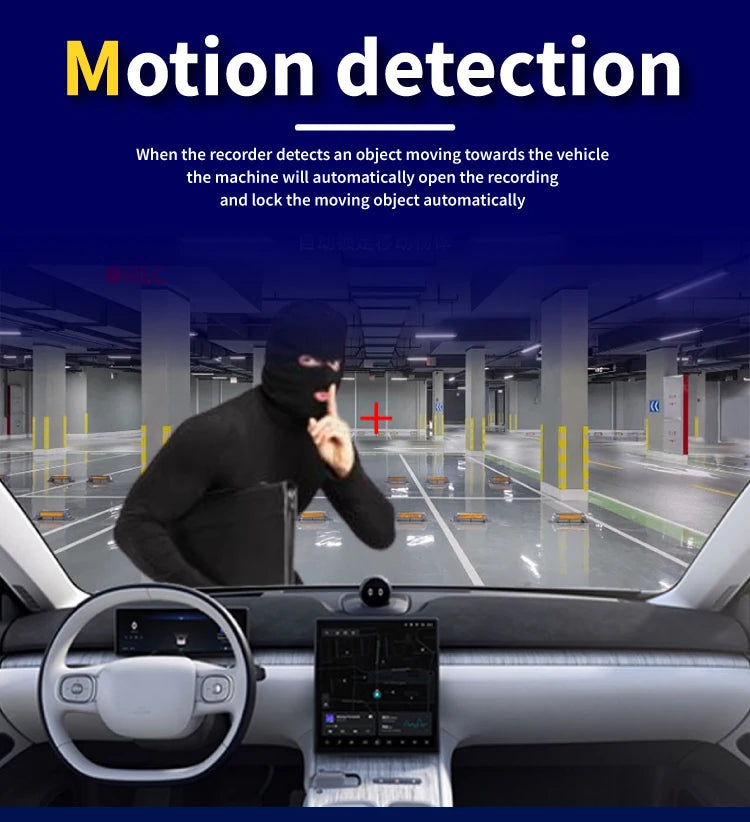 DashCam Car 3Cameras DVR 4Inch Fhd 1080P Auto Video Recorder Three-Lens With Rear View Camera Night Vison Registrator Black Box