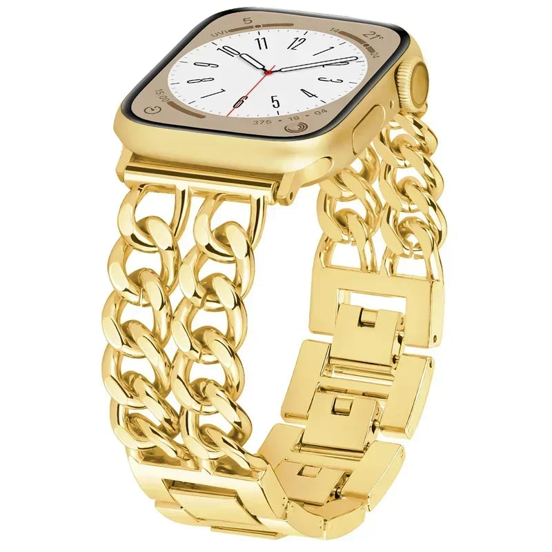 Metal Stainless steel Bracelet for Apple Watch Band Ultra 49mm 40mm 44mm 41mm 45mm 42/46mm IWatch Strap Series 10 9 8 7 SE 6 5 4