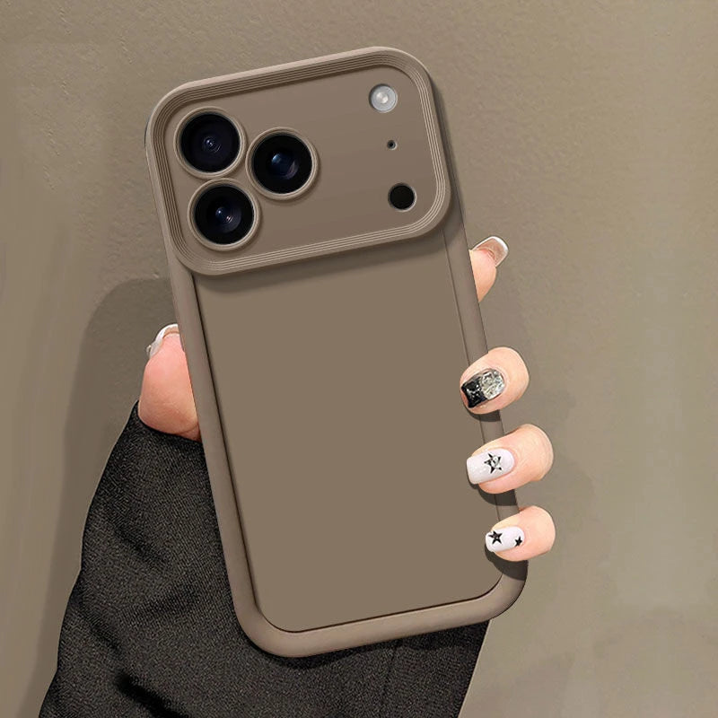 Soft Bumper Soft Silicone Phone Cases For iPhone 17 16 15 13 11 12 14 Pro Max Plus Air Cover Camera Protection Shockproof Case