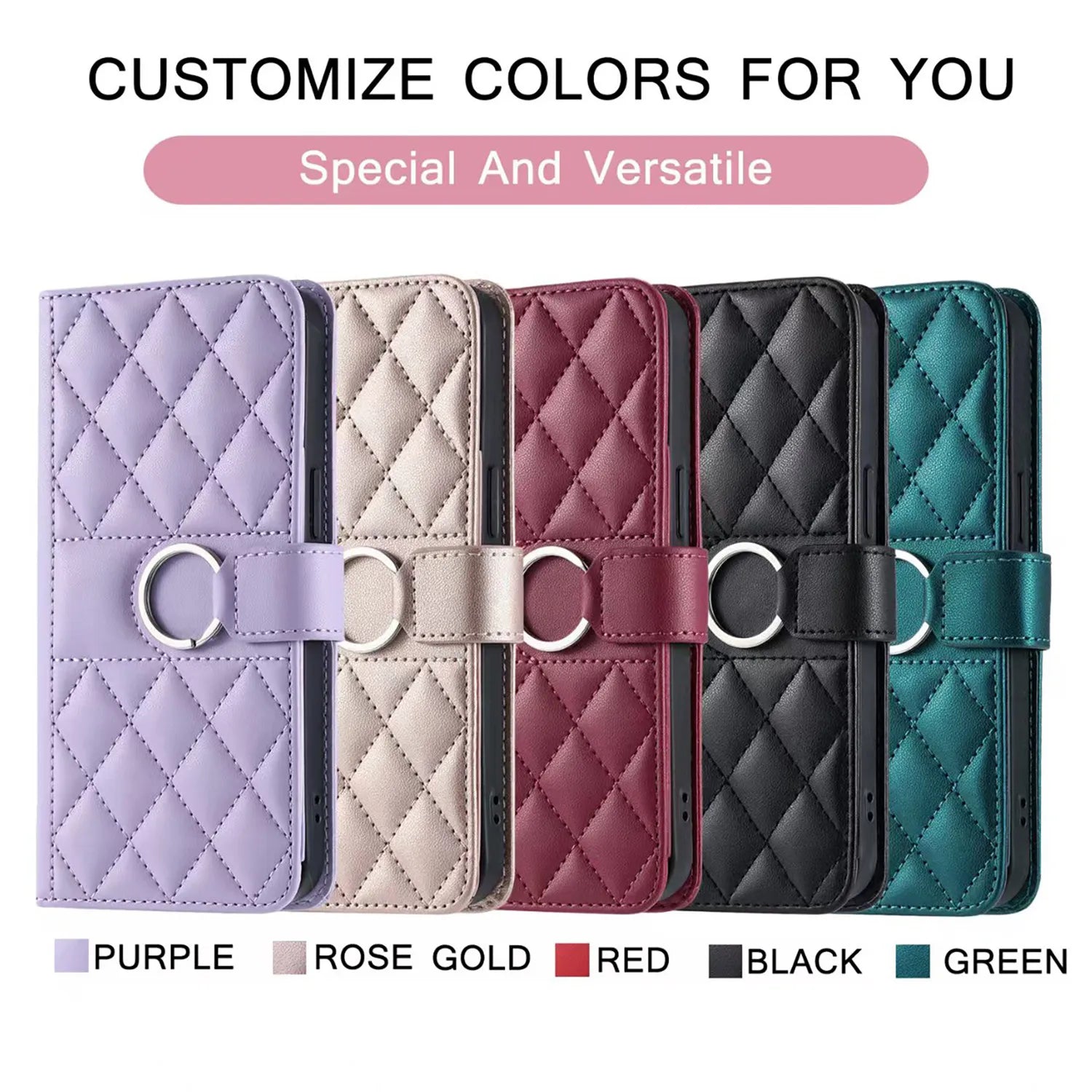 Luxury Leather Flip Phone Case For iPhone Air 17 16 15 Plus 14 13 Pro Max 11 12 Pro XR X XS Max Wallet Bracket Protect Cover
