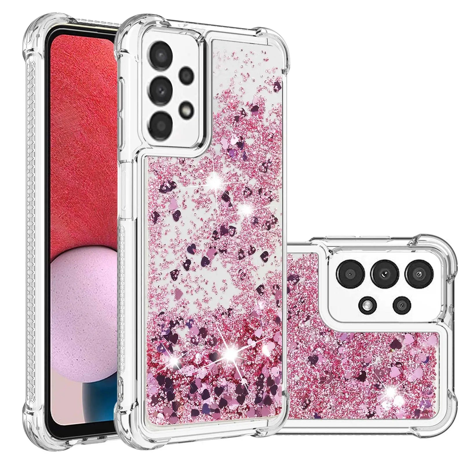 Glitter Liquid Quicksand Case For Samsung S24 Soft Cover For Galaxy S23 S22 Ultra S21 S10 S9 PLUS S20 S23 S21 FE Transparent