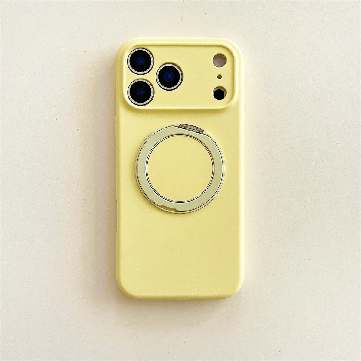 360 Rotate Bracket for Magsafe Magnetic Phone Case for IPhone 17 Air 16 15 14  Pro Max Stand Silicone Soft Protective Cover