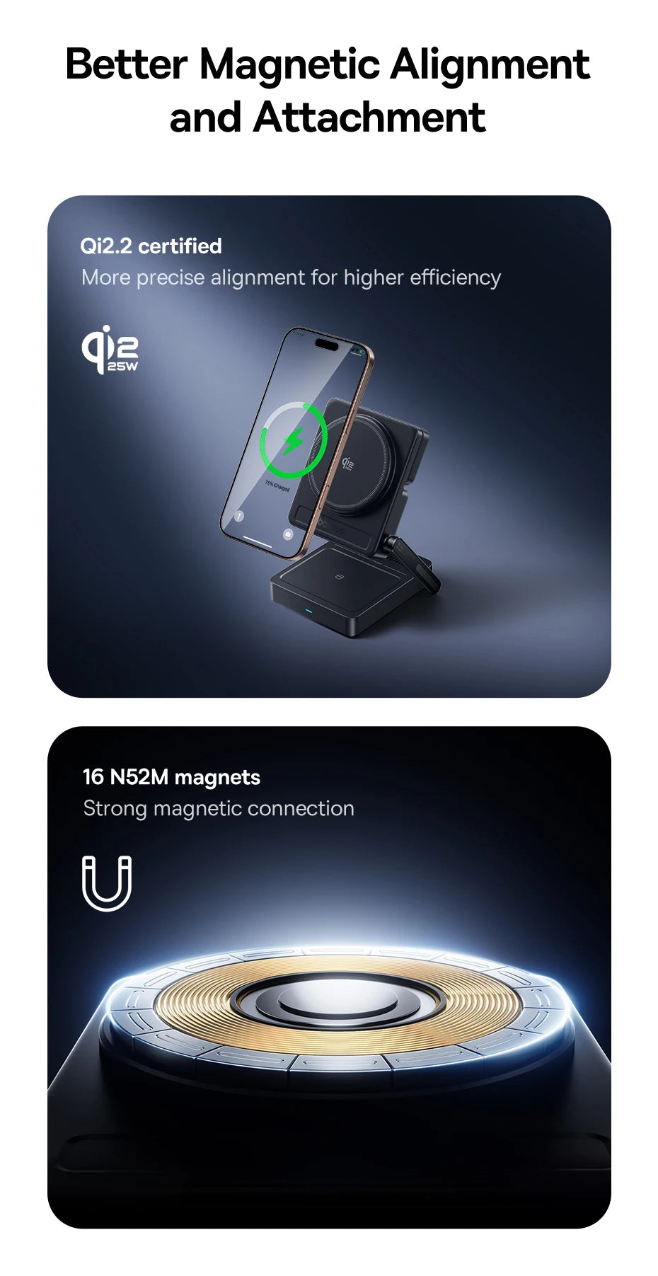 Baseus 3 in 1 Magnetic Wireless Charger Qi2.2 25W Fast Charging For iPhone 17 16 15 14 Apple Watch Earbuds AirPods Pro iWatch