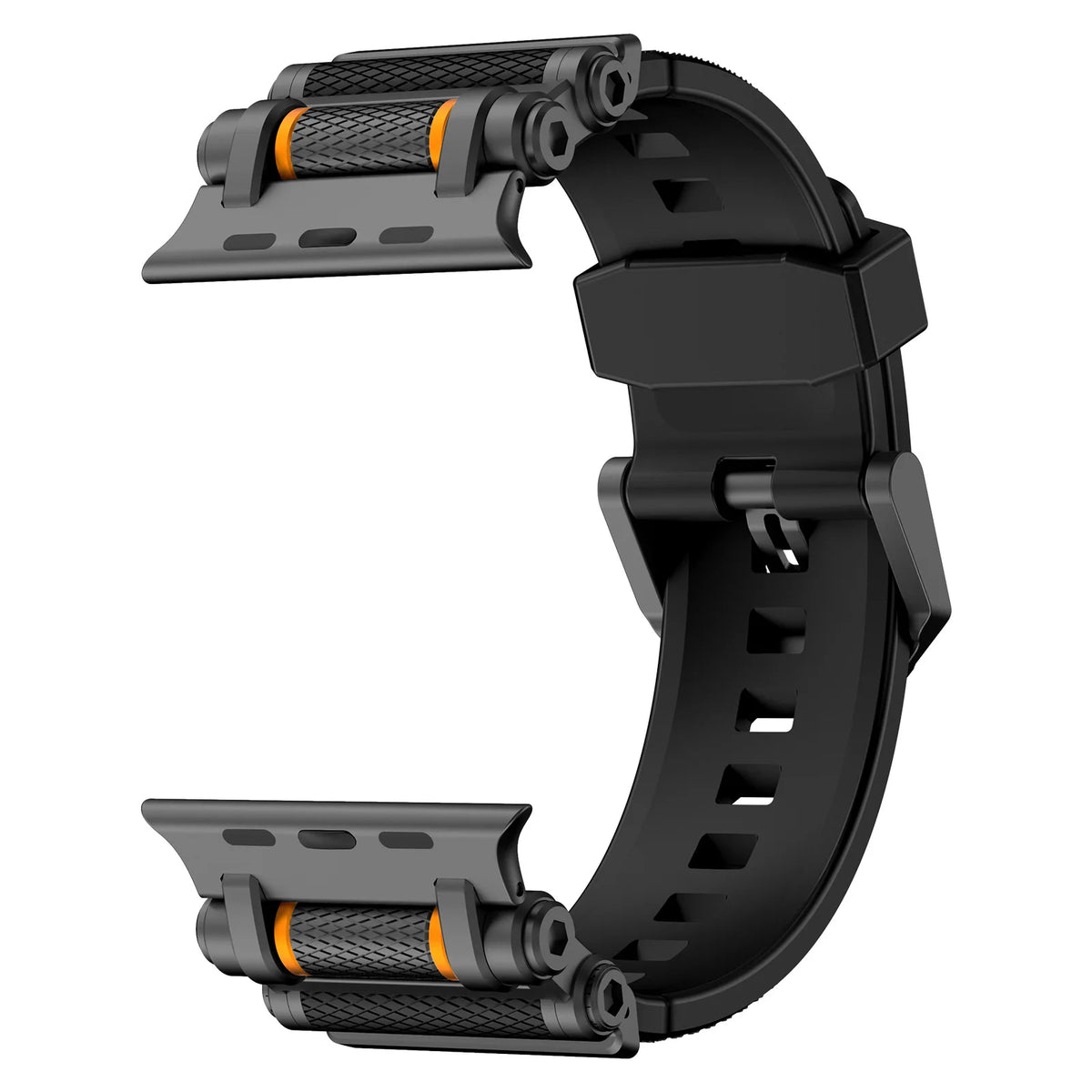 Rugged Metal+Rubber Strap For Apple Watch Ultra 3 2 Bands 49mm Correa Bracelet iWatch Ultra 3 2 Series 49mm Band Accessories