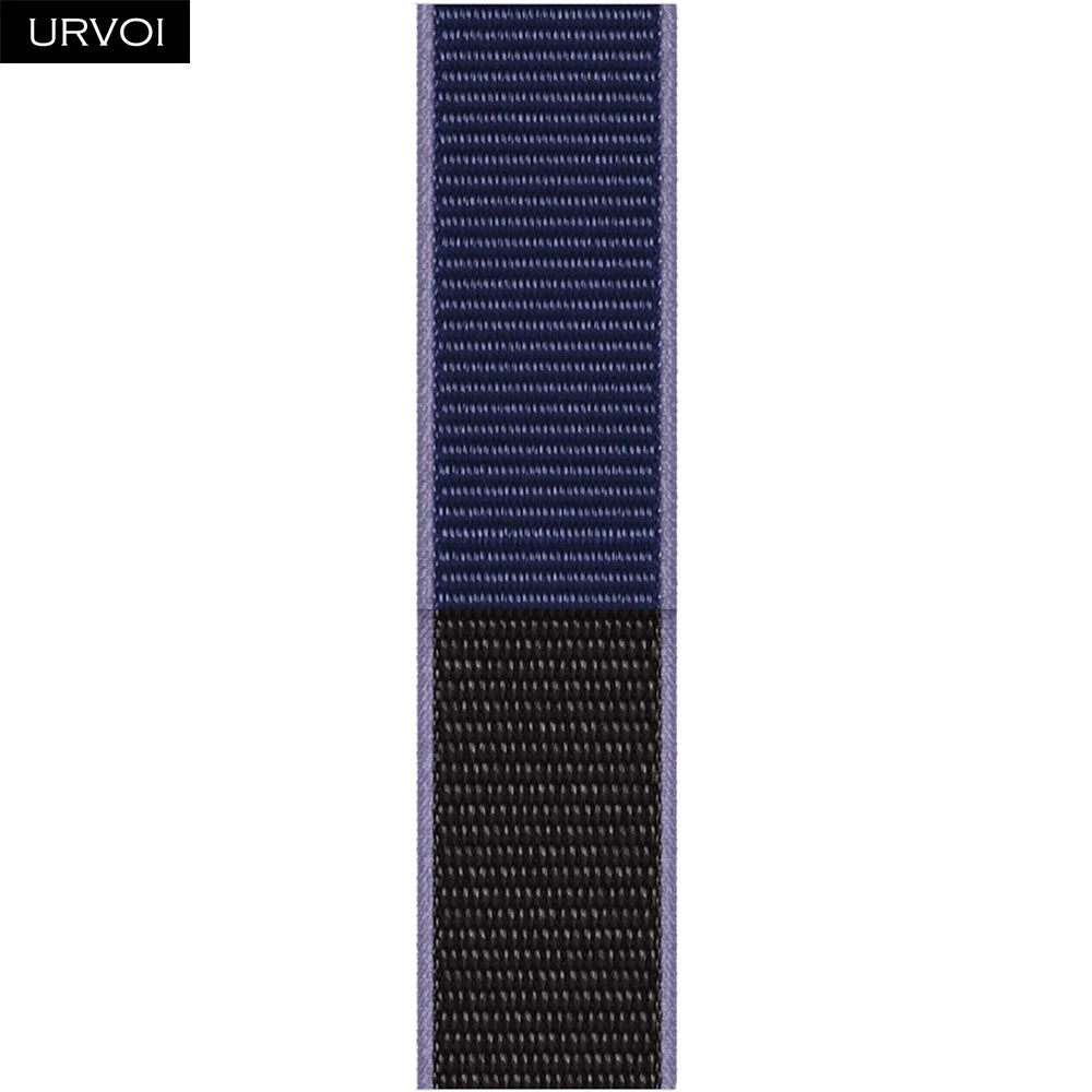 URVOI Sport Loop for Apple Watch Ultra 4 3 2 Series 12 11 10 9 SE3 Nylon Strap for iWatch Sport Band Hook&Loop Fastener 46 49mm