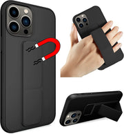 For iPhone 15 14 13 12 17 Pro Max 16 Plus Magnetic Stand Case for iPhone 14 Pro 아이폰 케이스 11 מגן לאייפון Wrist Str