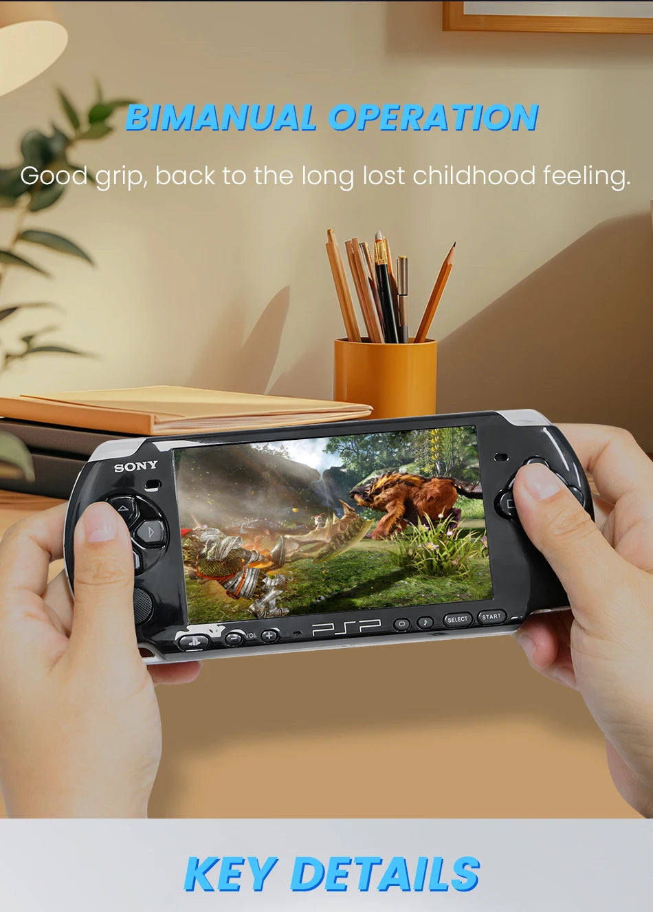 Original Sony PSP 3000 Handheld Game Console PlayStation Portable PSP-3006 Arcade Game Console Holiday Gift with Free Games