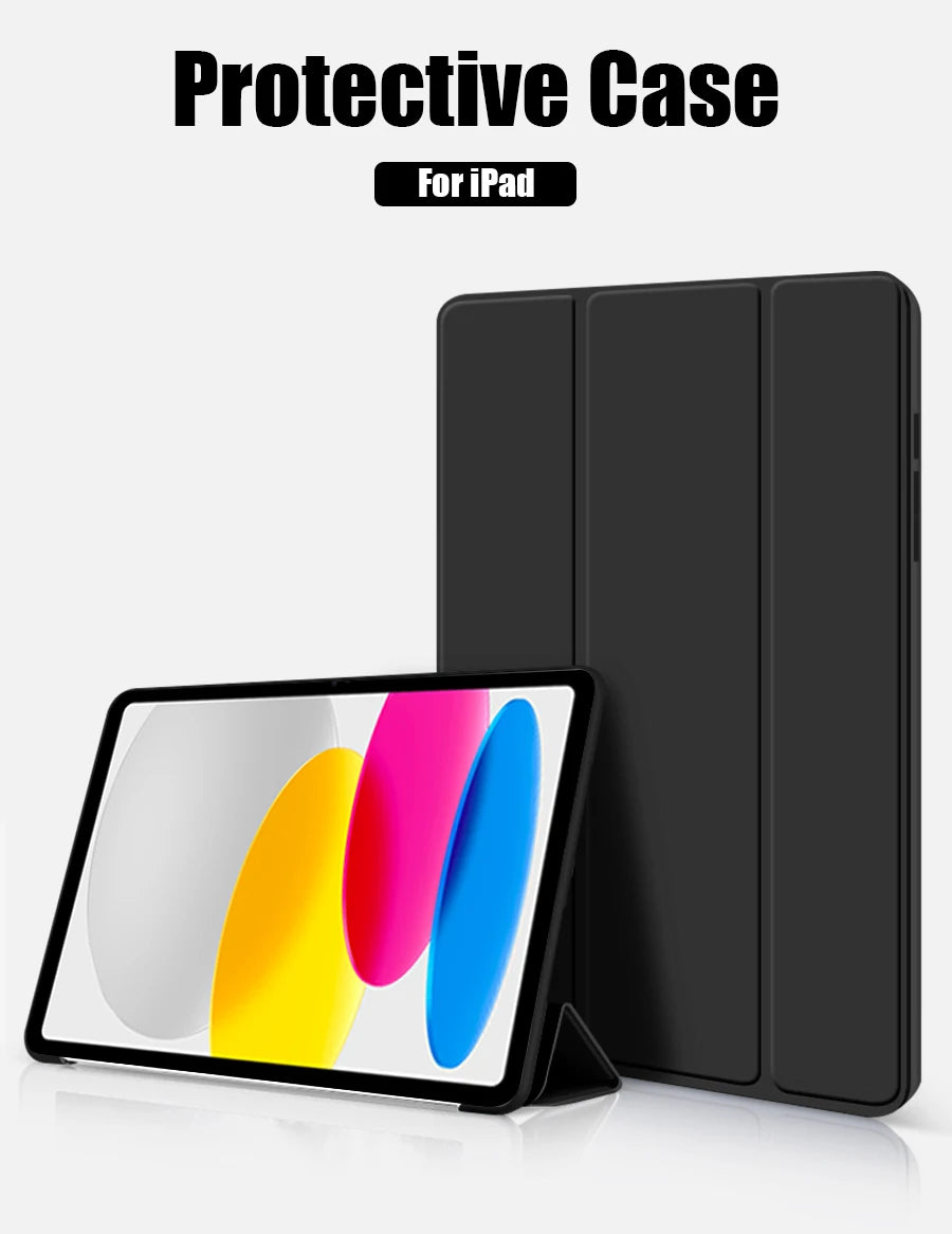 Case For iPad A16 11th 10th Generation Pro 11 13 M4 M5 Pro 12.9 12 9 Air 11 M3 2025 Fund For iPad Air 4 5 7th 8th 9th 10.2 Cover