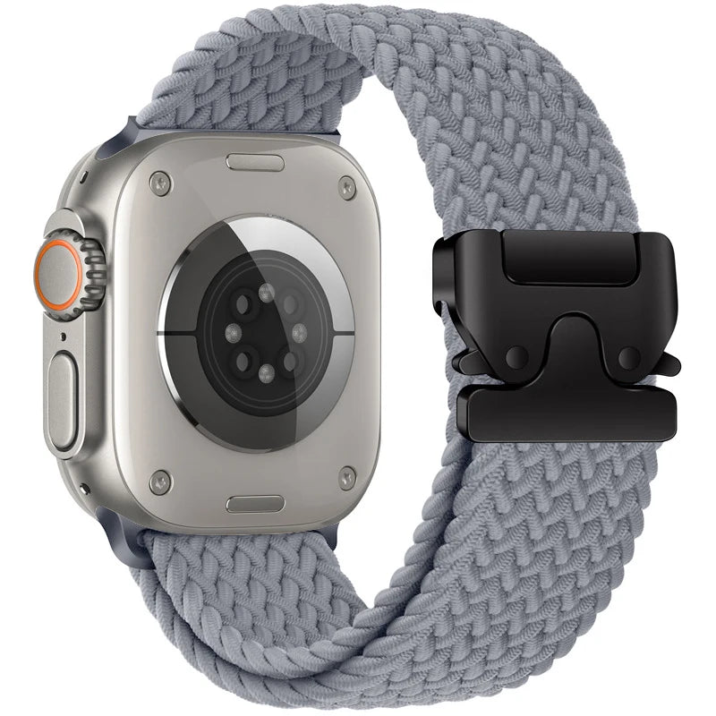 Parachute Strap For Apple Watch Band 44mm 46mm 42mm 45mm 41mm 40mm Braided Bracelet Correa iWatch Series 10 9 8 SE Ultra 2 49mm