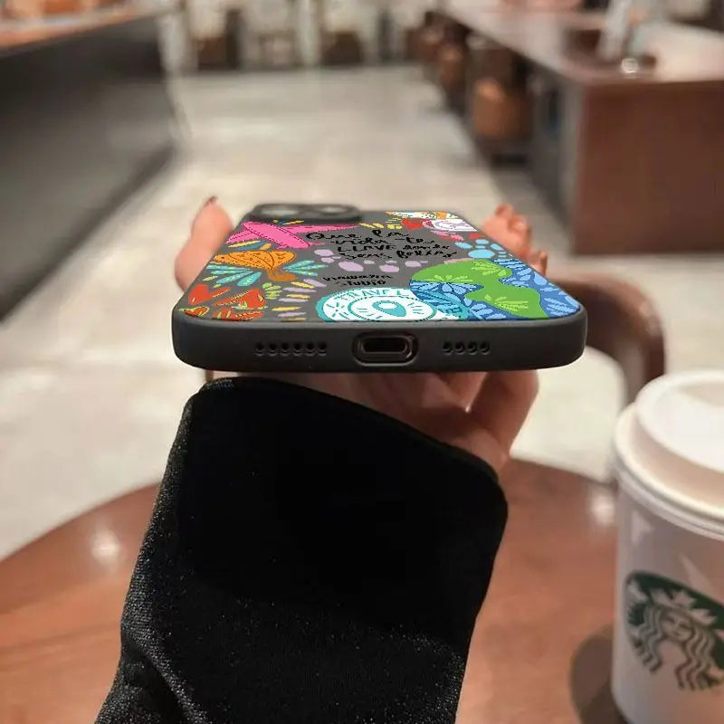 Graffiti Travel Airplane Pattern Phone Case For iPhone 17 16 Pro Max 11 13 12 14 15 16 7 8 Plus XS Max XR X 16E Air Cases Cover