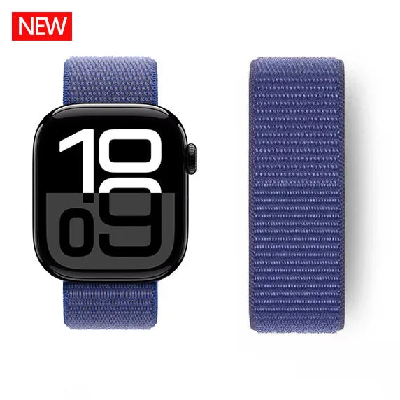Nylon loop Correa For Apple Watch Bands 45mm 44mm 46mm 40mm 49mm 41mm 42mm Bracelet iWatch Series 12 11 Se 7 8 9 10 ultra 3 4