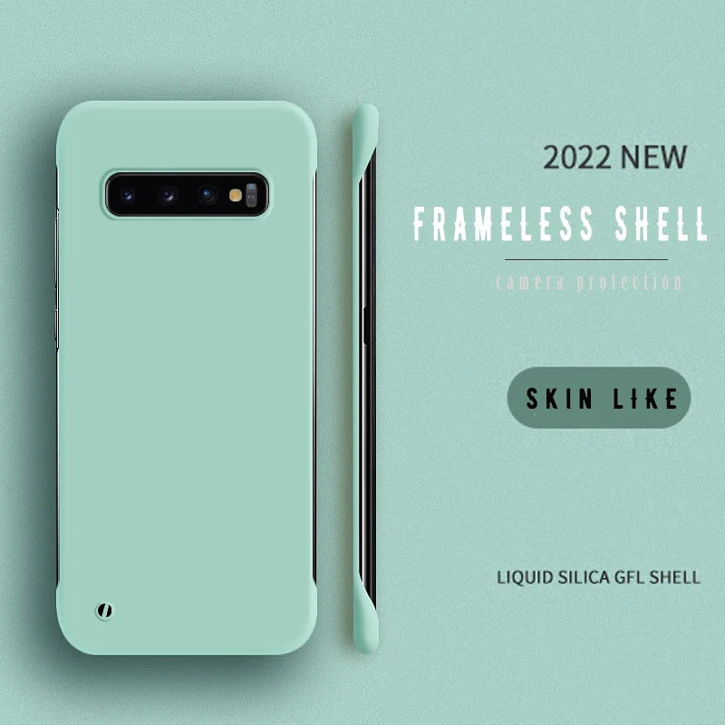 Designer Slim Thin Matte Phone Cover Case For Samsung S24 S23 S22 S21 S20 FE S10 Plus Bumper Note 20 Ultra 10 Plus Classic Cases