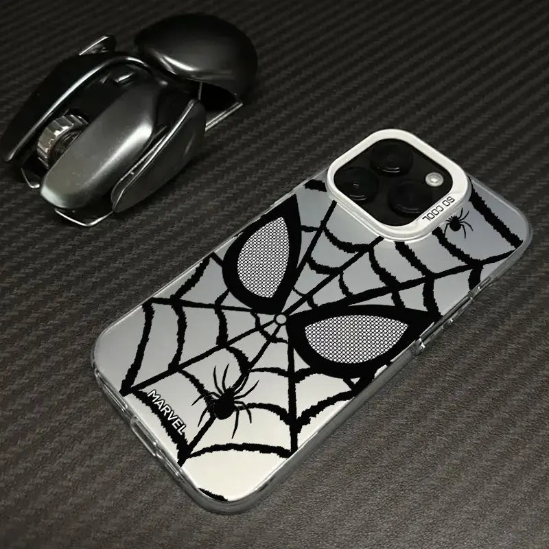 Marvels Spidermans Eye Phone Case For iPhone 17 17e 16e 16 15 14 13 12 11 mini Pro Max X XR XSMAX 8 7 Air Plus Anti Fall Matte