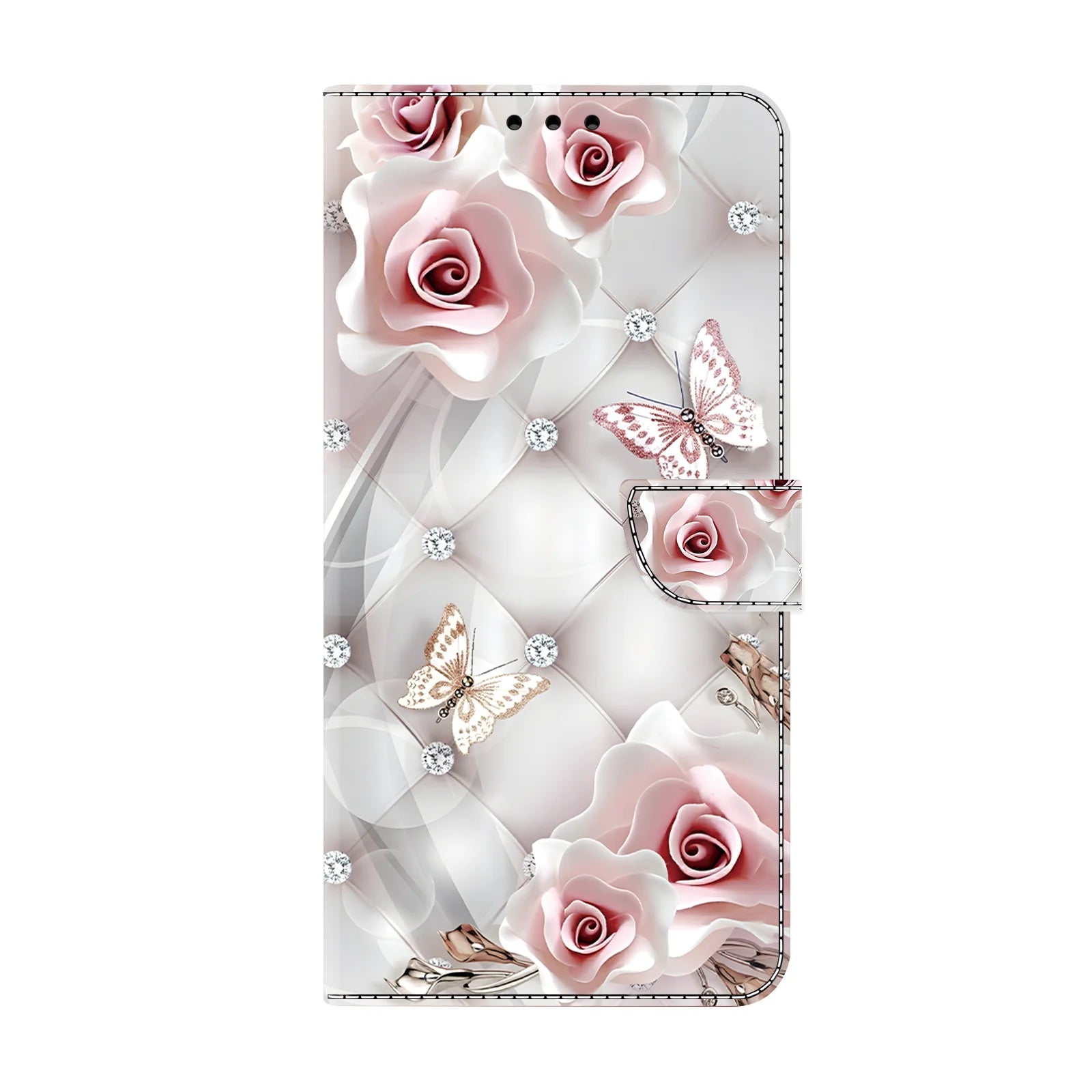 3D Painted Patterns Wallet Flip Leather For Samsung Galaxy S25 S24 S23 S22 S21 S20 S10 S10e S9 S8 Plus Ultra FE EDGE 4G/5G Case