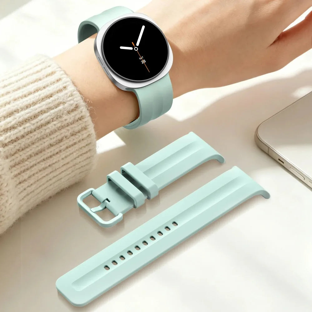 Official 1:1 Silicone Strap for Samsung Galaxy Watch 9/8 40mm 44mm Sports Wristband for Galaxy Watch 8 Classic 46mm Accessories