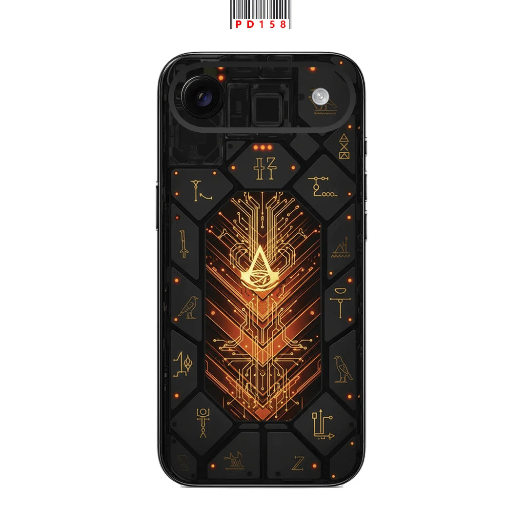 For Apple iPhone 17 Air Full Body Back Cover Decal Skin 3D Town Rear Protective Sticker Film For iPhone Air