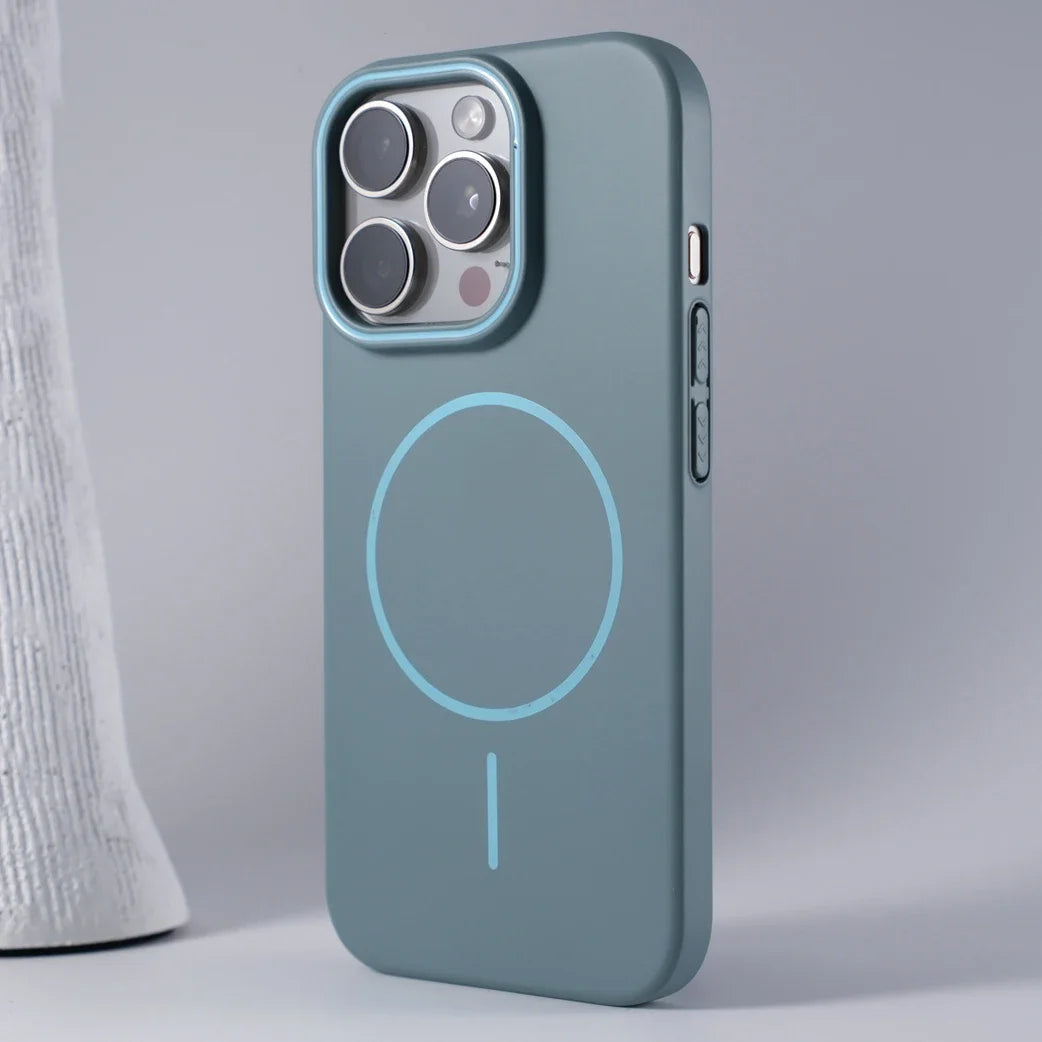 Original For Magsafe Magnetic Case for iPhone 17 Air 16 E 15 14 Plus 13 12 Mini 11 Pro XR XS Max Shockproof Matte Hard PC Cover