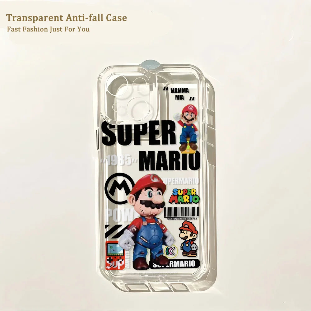 Hot Classic M-Marios Phone Case For Samsung Galaxy A37 A57 A16 A07 A17 A36 A26 A56 A55 A35 A54 A24 A14 A06 A05 A13 4G 5G