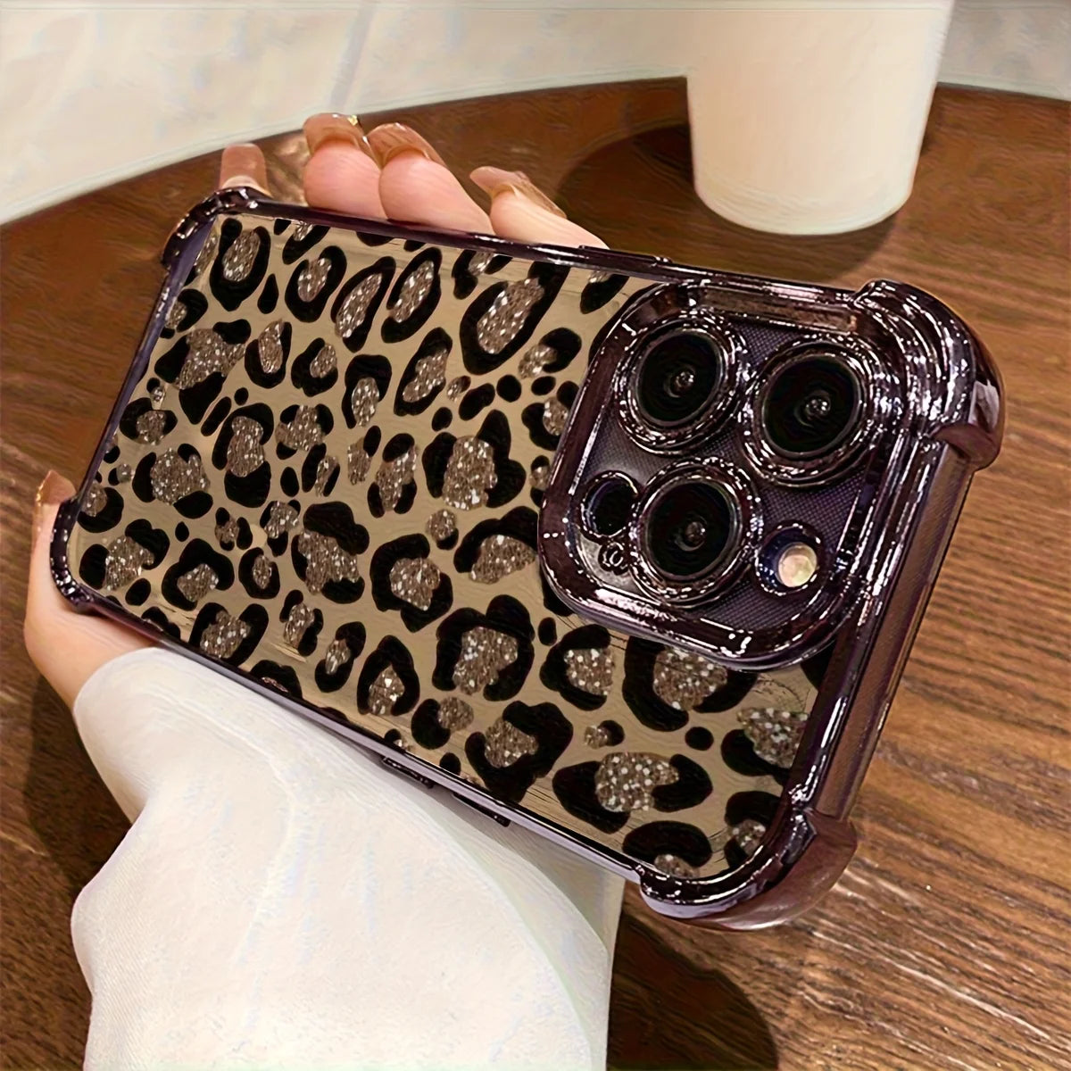 Luxury Personalized Leopard Print Design Phone Case For Samsung Galaxy S25 S24 S23 Ultra S22 S21 Plus FE AntiFall Silicone Cover