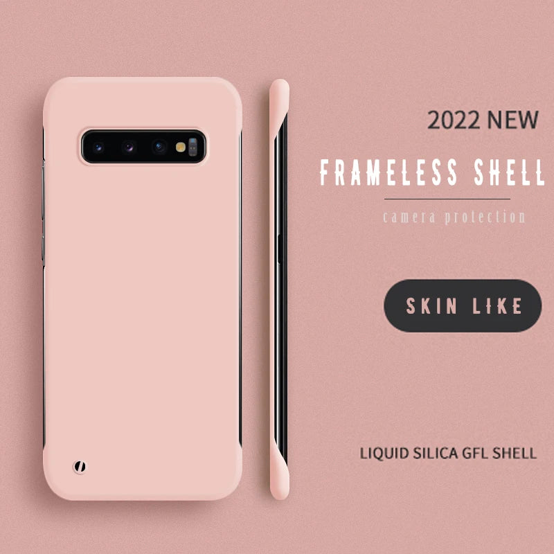 Designer Slim Thin Matte Phone Cover Case For Samsung S24 S23 S22 S21 S20 FE S10 Plus Bumper Note 20 Ultra 10 Plus Classic Cases
